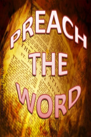 2 Timothy 4:2 Preach The Word (brown)